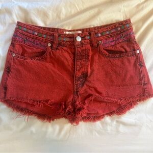 We The Free Sun Break red shorts